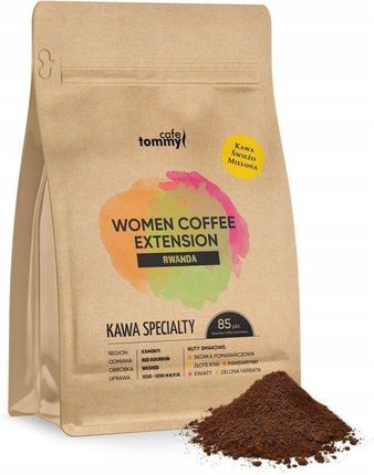 Tommy Cafe Mielona Świeżo Palona Rwanda Women Coffee Extensio 250g