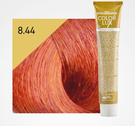 DESIGN LOOK Farba do włosów 8.44 COLOR LUX 100 ml