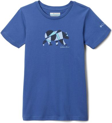 Dziecięca Koszulka z krótkim rękawem Columbia Mission Lake Short Sleeve Graphic Shirt 1989791593 – Granatowy