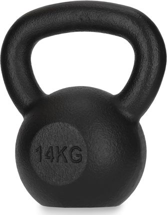 4Fizjo Kettlebell Żeliwny 14kg Czarny