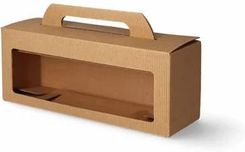 Pudełko Karbowane Na 3 Słoiki, 265X87X97Mm Z Oknem