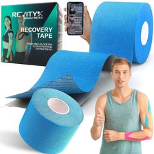 Zdjęcie Revity Kinesiology Tape Taśma Kinezjologiczna Na Kolano Niebieska 5M 1szt. - Legnica