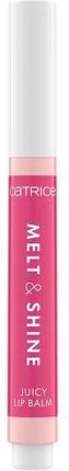 Catrice Melt & Shine Juicy Lip Balm Pielęgnująco-Tonujący Balsam Do Ust Z Połyskiem 1.3g Odcień 060 Malibu Barbie