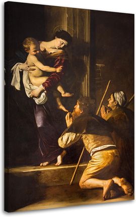 Feeby Obraz Na Płótnie Caravaggio Madonna Z Loreto I Pielgrzymi Rzym 80X120