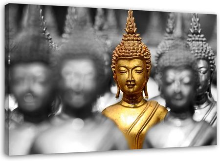 Feeby Obraz Na Płótnie Złoty Budda Zen Spa 90X60