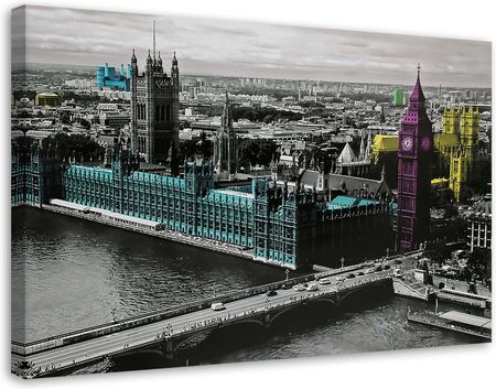 Feeby Obraz Na Płótnie Londyn Big Ben I Budynek Parlamentu 100X70