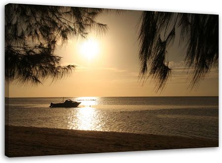 Feeby Obraz Na Płótnie Tropikalna Plaża Morze Pejzaż 60X40