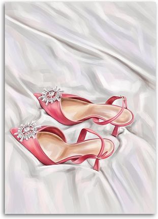 Feeby Obraz Na Płótnie Para Różowych Butów 60X90