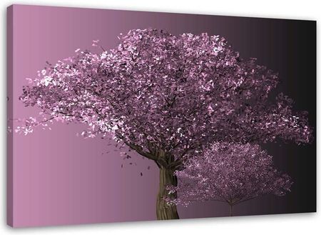 Feeby Obraz Na Płótnie Fioletowe Drzewo 90X60