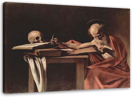 Feeby Obraz Na Płótnie Św. Hieronim Piszący Caravaggio Reprodukcja 100X70
