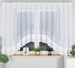 Zdjęcie Markizeta Gotowa Firanka Żakardowa Genowefa 450x160Cm Biały - Błonie
