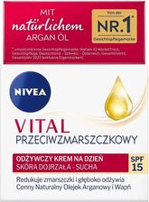 Krem Nivea Vital Przeciwzmarszczkowy Odżywczy Spf15 na dzień 50ml