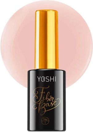 Yoshi Baza Do Paznokci Fiber Base Z Włókna Szklanego Uv Hybrid No.1 Kolor Róż 10ml