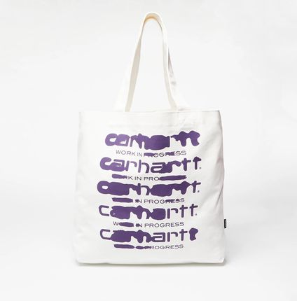 Carhartt WIP Canvas Graphic Tote Large Ink Bleed Print/ Wax/ Tyrian