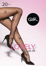 GATTA LOVELY wz.05 Rajstopy 20 DEN k.:Nero r.:4-L