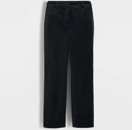 Reserved - Welwetowe spodnie - Czarny
