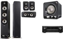 DENON AVC-S670H + POLK AUDIO ES60E + S15E + S30CE + SUB12