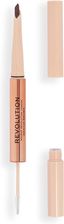 Revolution Fluffy Brow Filter Duo Farba Do Brwi 1ml Medium Brown