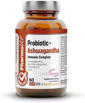 Pharmovit Dystrybucja Pharmovit Probiotic + Ashwagandha 60kaps.