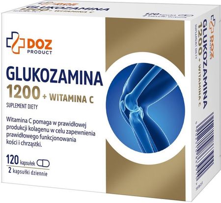 Doz Product Glukozamina + Witamina C 120Tabl Powlekane