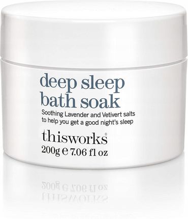 This Works Deep Sleep Bath Soak Luksusowa Sól Do Kąpieli Lawenda Rumia 200 g