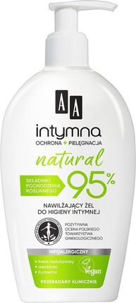 AA Intymna Natural Nawilżający żel do higieny intymnej 300 ml