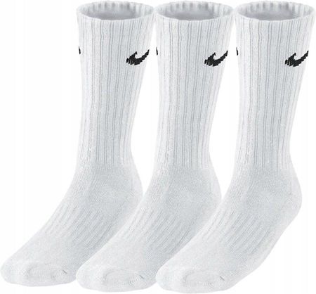 Skarpety Nike Białe Sportowe 3-pak r XL 46-50