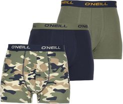 Zdjęcie Męskie Bokserki O'Neill Men Boxer Camo & Plain 3Pk 900653-7000P – Wielokolorowy - Białogard