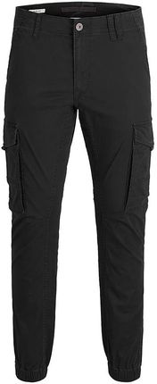 Jack &amp; Jones Bojówki "Paul" w kolorze czarnym