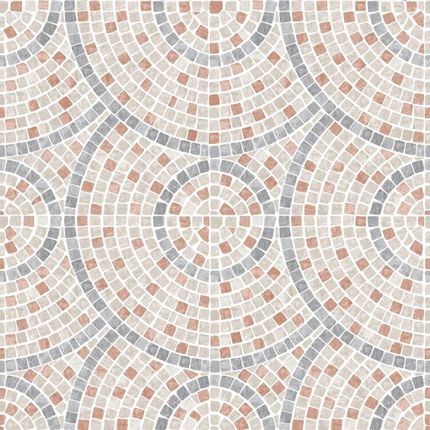 Ugepa Tapeta Dekoracyjna Mozaika Wzór Geometryczny Koła Winylowa Na Flizelinie