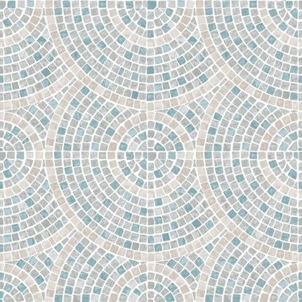 Ugepa Tapeta Dekoracyjna Mozaika Wzór Geometryczny Koła Winylowa Na Flizelinie