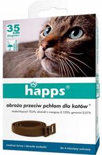 Zdjęcie Happs Obroża przeciw pchłom i kleszczom dla kotów 35Cm - Dobrodzień