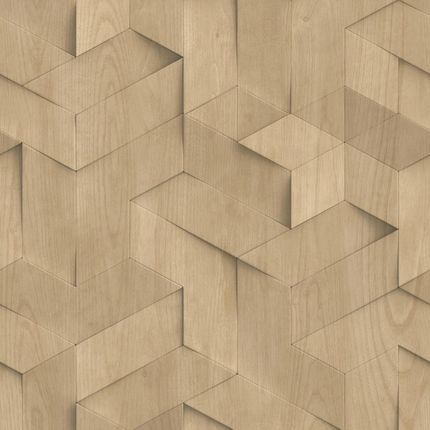 Ugepa Tapeta Ścienna Imitacja Drewna Wzór Deski Efekt 3D Winylowa Na Flizelinie
