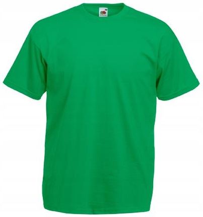 Koszulka Męska Fruit of the Loom Valueweight Zielony T-Shirt XL