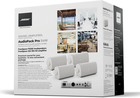 Bose Audiopack Pro S4 Czarny/Biały Zestaw Nagłośnienia (24913)