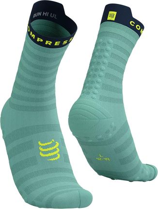 Skarpetki Kompresyjne Compressport Pro Racing Socks V4.0 Ultralight Run High Niebieski-Morski