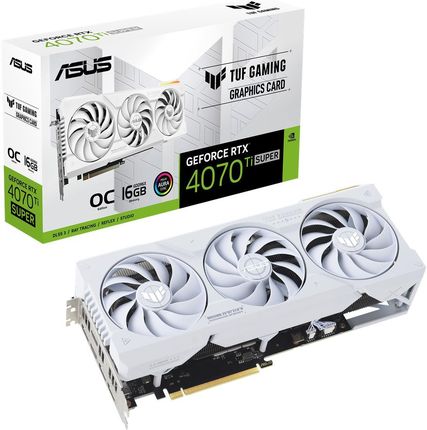 Asus GeForce RTX 4070 Ti SUPER TUF White OC 16GB GDDR6X (90YV0KF2M0NA00)