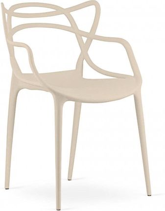 Krzesło Plastikowe Kato Beżowe
