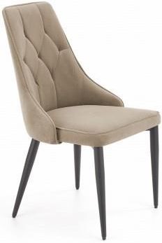 Luxury4Home K365 Krzesło Beżowe Fabro Tapicerowane