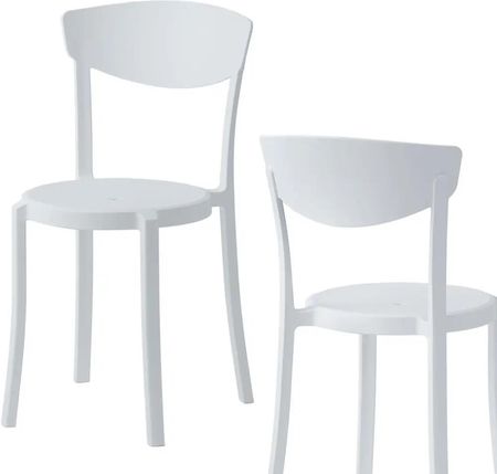 Krzesło Kuchenne Klasyczne Domodo Białe