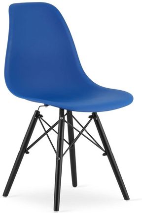 Krzesło Osaka Niebieskie Nogi Czarne X2