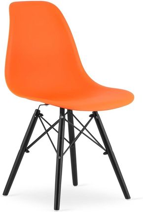 Krzesło Osaka Pomarańcz Nogi Czarne X2