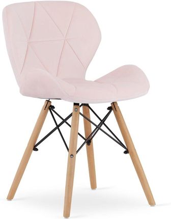 Krzesło Lago Aksamit Róż X4