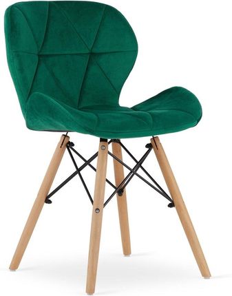 Krzesło Lago Aksamit Zielone X2