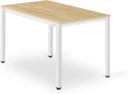 Stół Tessa 120Cmx60Cm Dąb Białe Nogi