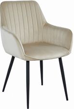 Zdjęcie Krzesło Solden Aksamit Beż Nogi Czarne X2 - Sępopol