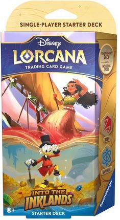 Ravensburger Lorcana Into the Inklands Ruby / Sapphire Starter Deck