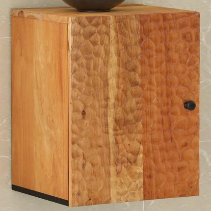 Vidaxl Szafka ścienna do łazienki, 38x33x48 cm, lite drewno akacjowe (356875)
