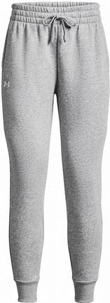 Damskie spodnie dresowe Under Armour Rival Fleece Jogger Wielkość: L / Kolor: jasnoszary