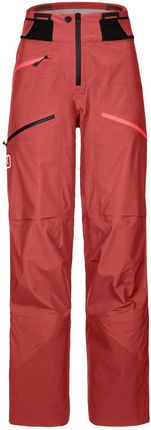 Spodnie damskie Ortovox W's 3L Deep Shell Pants Wielkość: XS / Kolor: pomarańczowy
